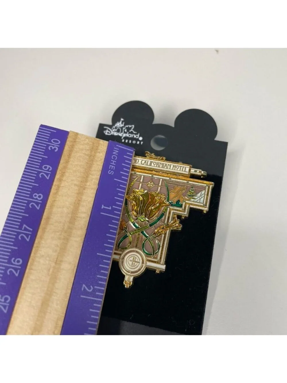 Disney Grand Californian Hotel Pin 2004 Disneyland Resort Stained Glass Logo